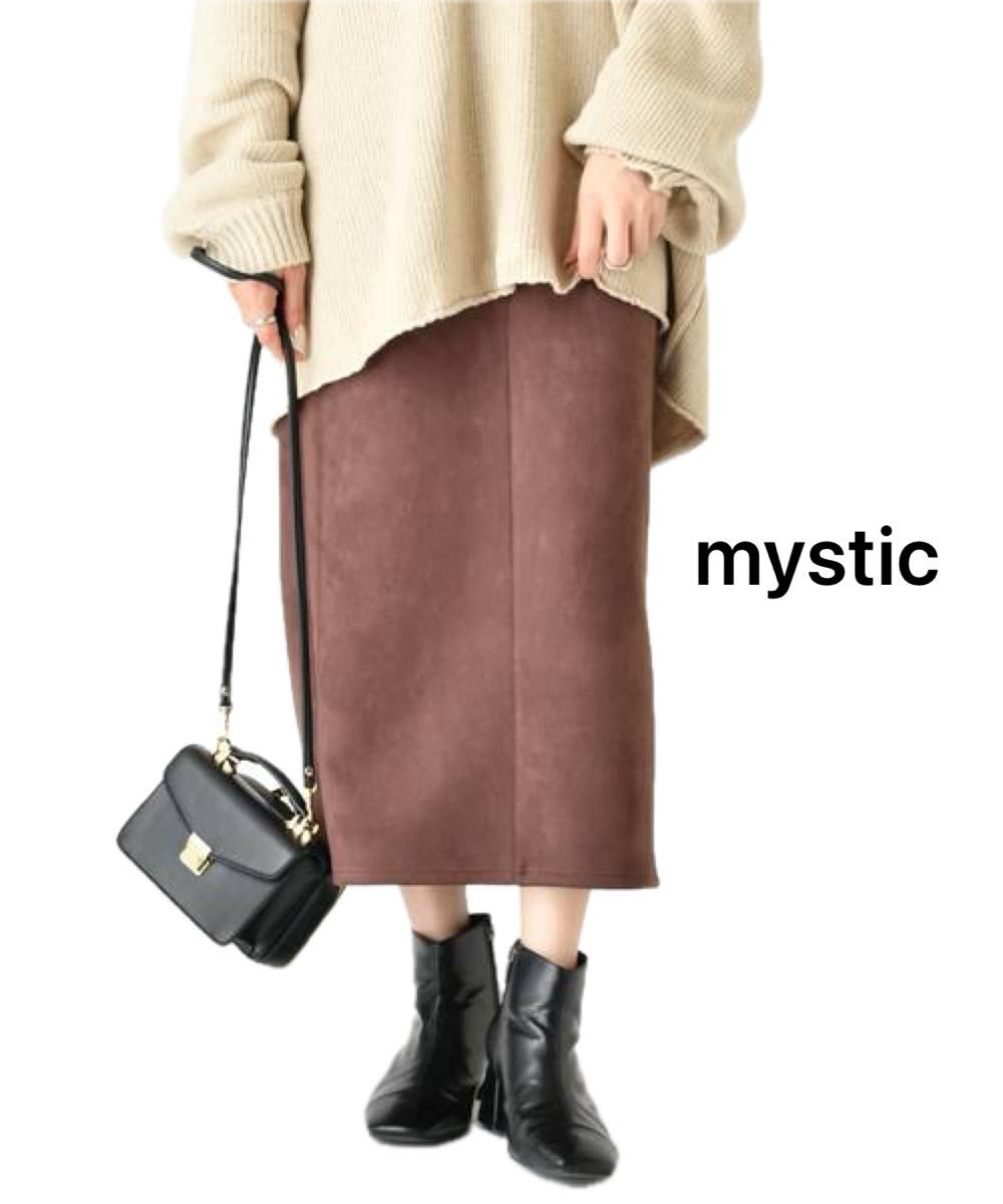 mystic ミスティック　フェイクスエードタイトスカート