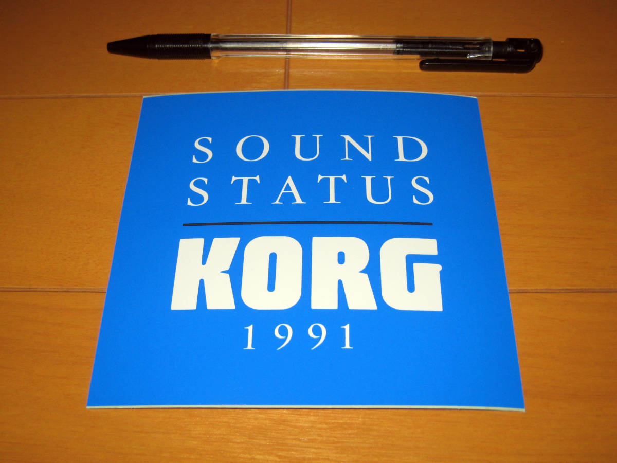 KORG 　SOUND STATUSステッカー_画像1