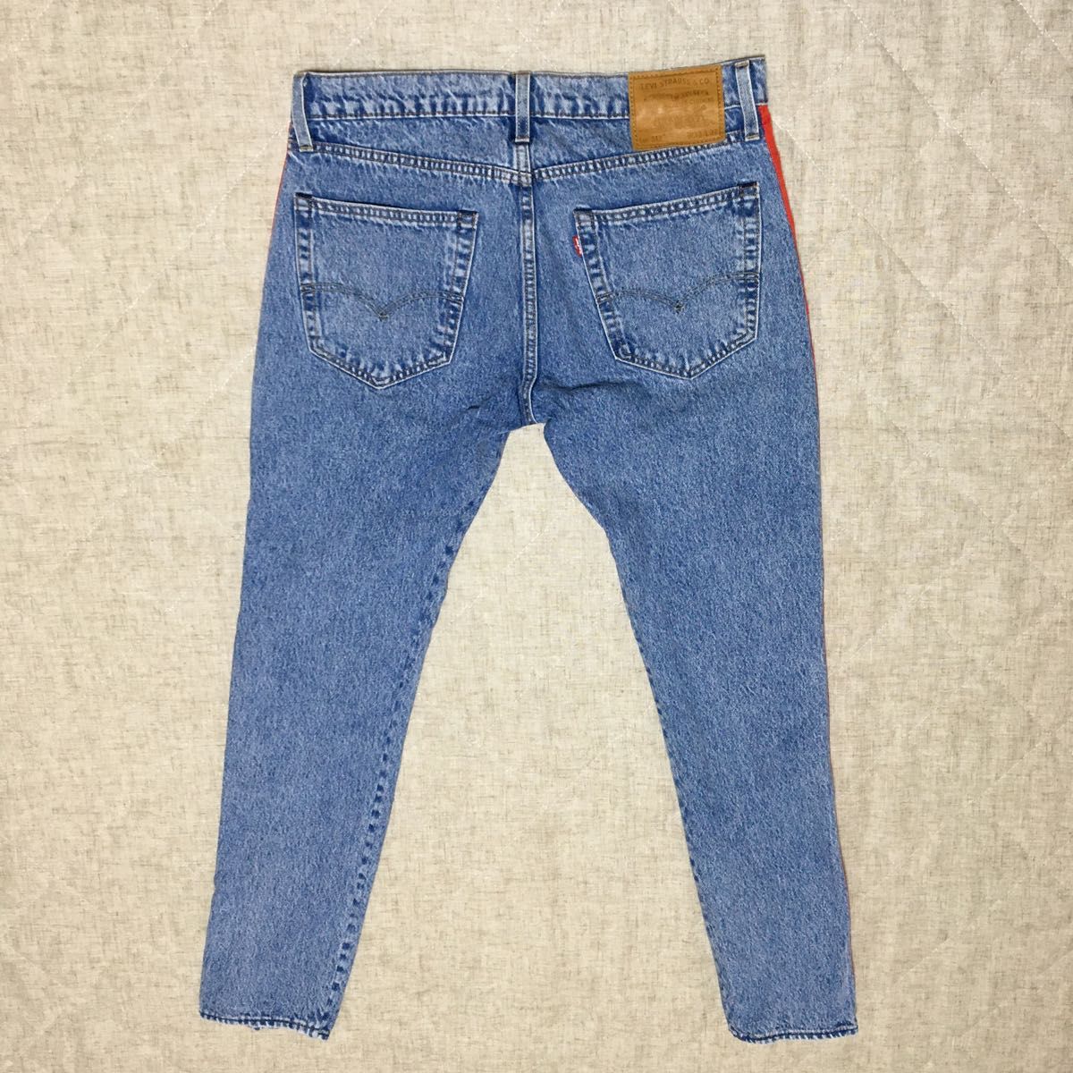 LEVIS リーバイス 512 BIGE サイドライン デニム　ジーンズ　リフレクター　W32  ビッグE チェーンステッチ