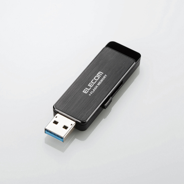 USB3.0対応USBメモリ 16GB 情報漏洩対策としてパスワードロック機能と共にハードウェアAES256bit暗号化機能を搭載: MF-ENU3A16GBK_画像2