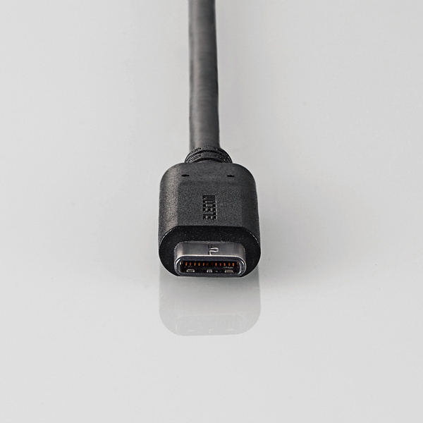 USB2.0ケーブル [C-C] 2.0m USB PD(Power-Delivery)5A対応 Chromebook対応認定取得 USB2.0規格正規認証品: U2C-CC5P20NBK_画像3