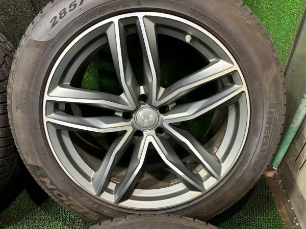 Q7　ピレリ　スコーピオン　AO　285/45R20　アルミホイール付きセット　4本　5H/9J　ET35/112　スタッドレス　4M系　アウディ　_画像5