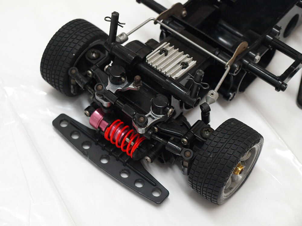 【K1279】タミヤ M01 キット 中古品 動作未確認 ジャンク（Mシャーシ ミニ TAMIYA 田宮 ローフリクション ダンパー RC ラジコン 希少）_画像2