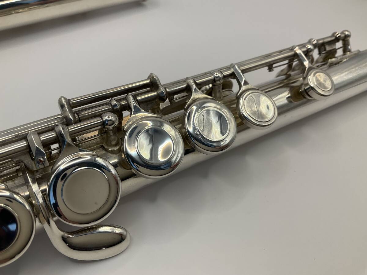 Pearl フルート PF-521（リップ銀、SILVER刻印あり） ソフトケース（少々お疲れ気味）付きの画像5