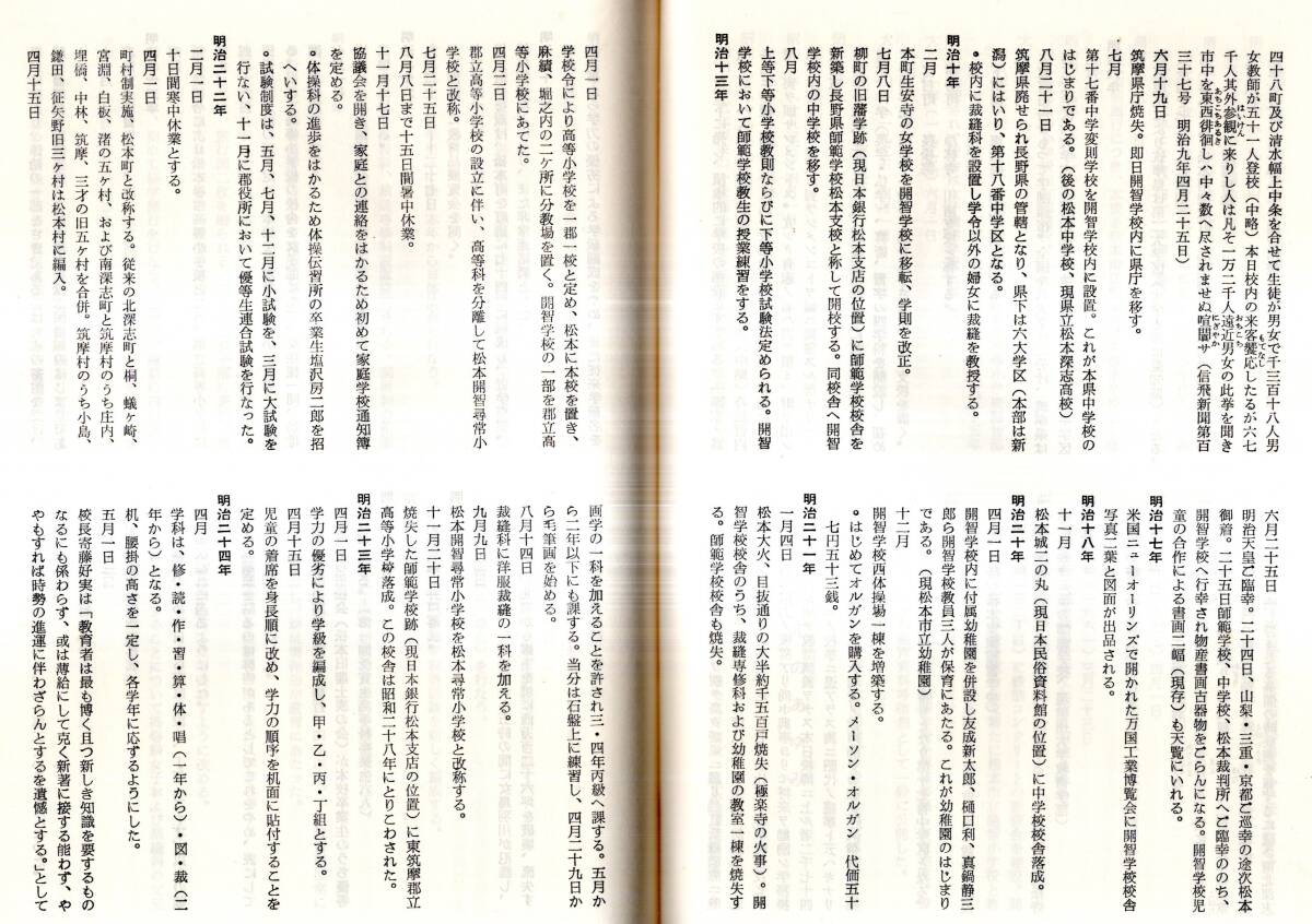 ※旧開智学校沿革概要＆重要文化財旧開智学校展示資料図録2冊　設計施工大工棟梁立石清重・説諭要略筑摩県令永山盛輝等　長野県松本市教育_画像6