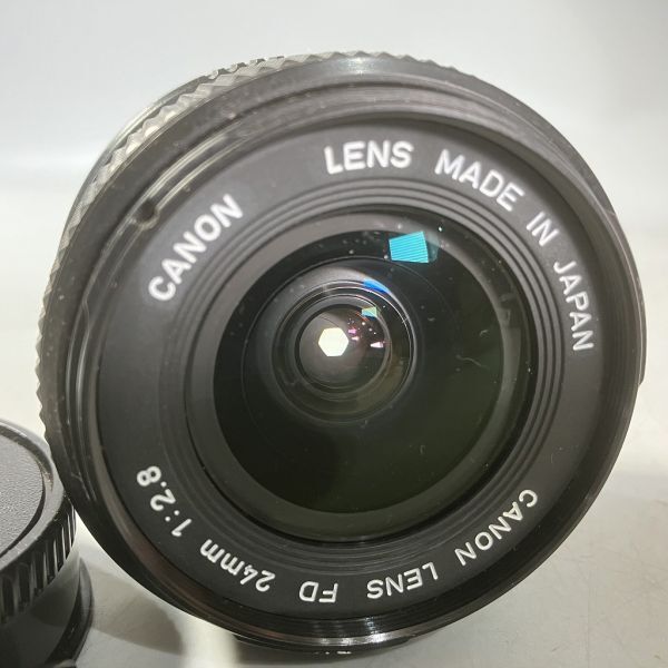 B2-126 Cannon キャノン フィルムカメラ 望遠レンズ 85mm 24mm kenko MC プロテクター 他_画像4