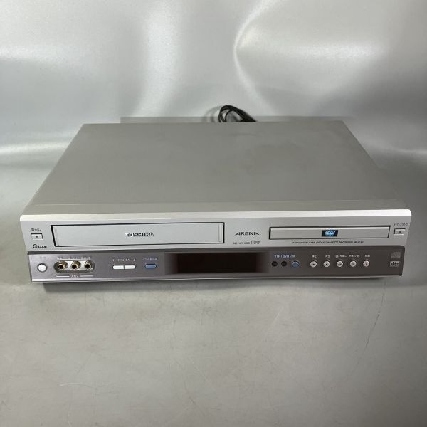 B2-254 東芝 TOSHIBA ARENA SD-V190A VHSビデオレコーダー DVD 通電 再生確認 動作品 リモコン欠品の画像3