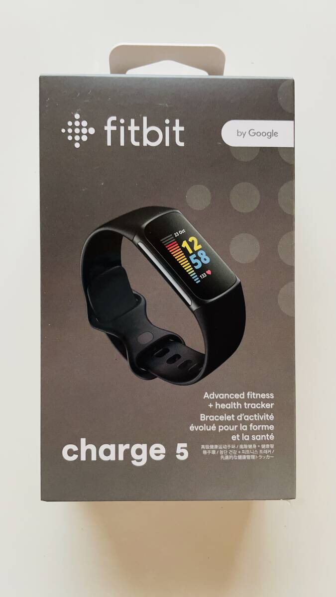 新品★Fitbit Charge 5　フィットビットチャージ　保証期間あり　FB421BKBK-FRCJK_画像1