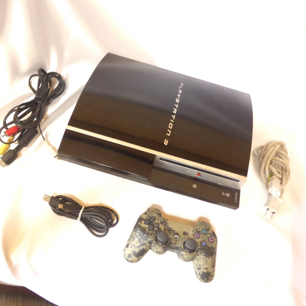 即決☆完動品■PS3本体 CECHL00 FW4.87 HDD80GB コントローラ付■207_画像3