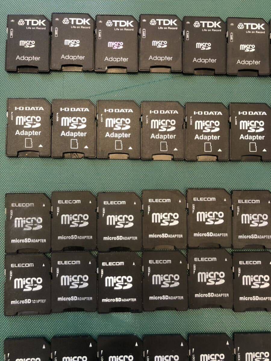 【ジャンク品】MicroSDカード SDカード アダプターのみ まとめて221枚_画像6