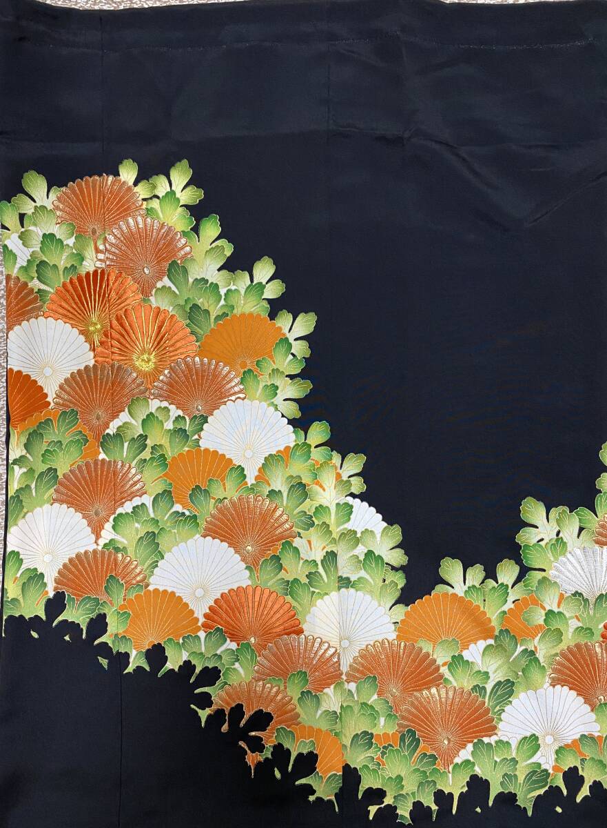  кимоно куротомэсодэ кимоно переделка талия резина длинная юбка [ Super Long длина ] бесплатная доставка свободный размер 1 пункт предмет кимоно куротомэсодэ кимоно переделка длинная юбка NO.1828