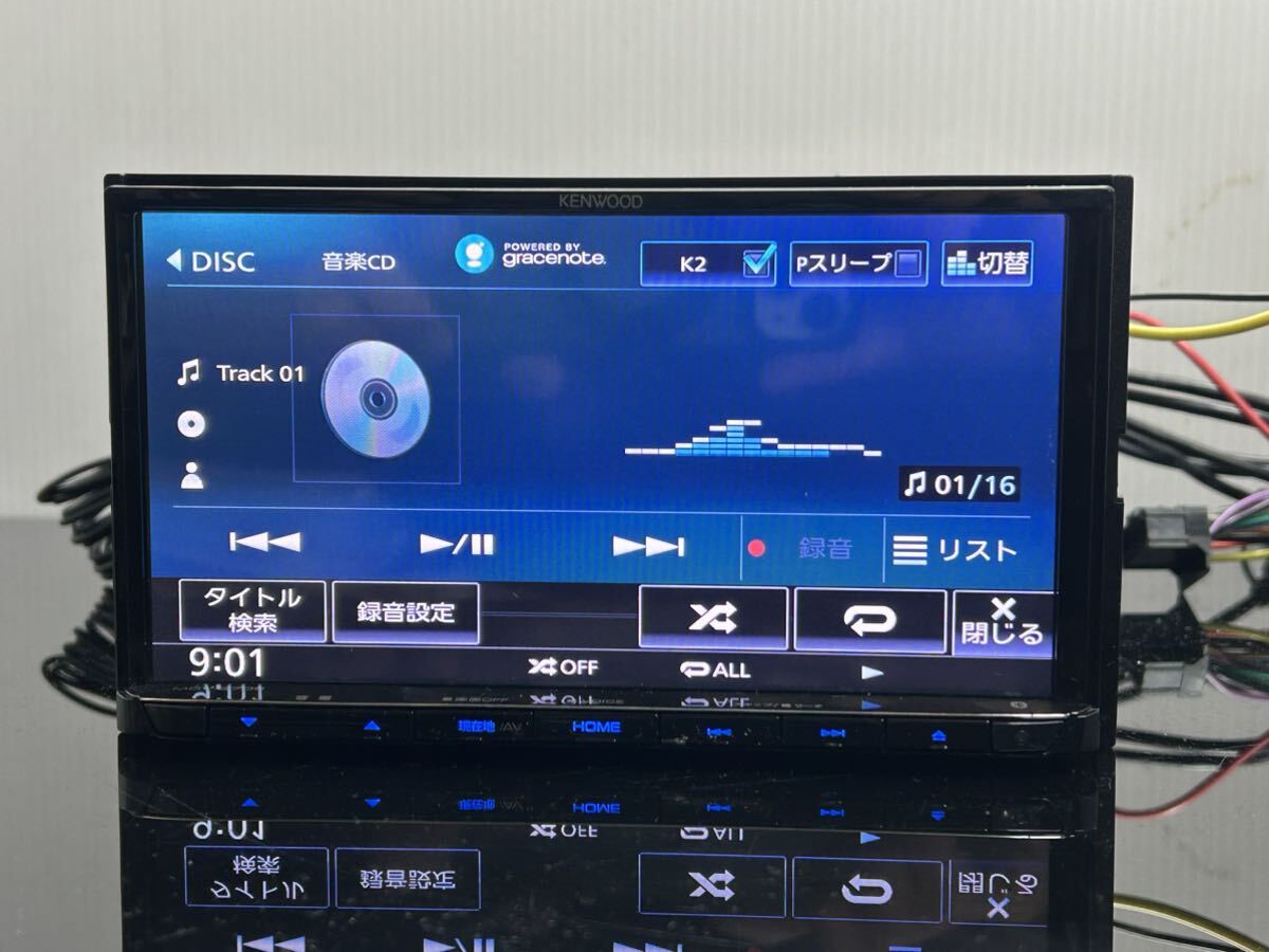 MDV-S706 ケンウッド 2019年製 4chフルセグTV Bluetoothオーディオ ハイレゾ CD→SD録音 DVD USB フィルムアンテナ付き 送料無料_画像4