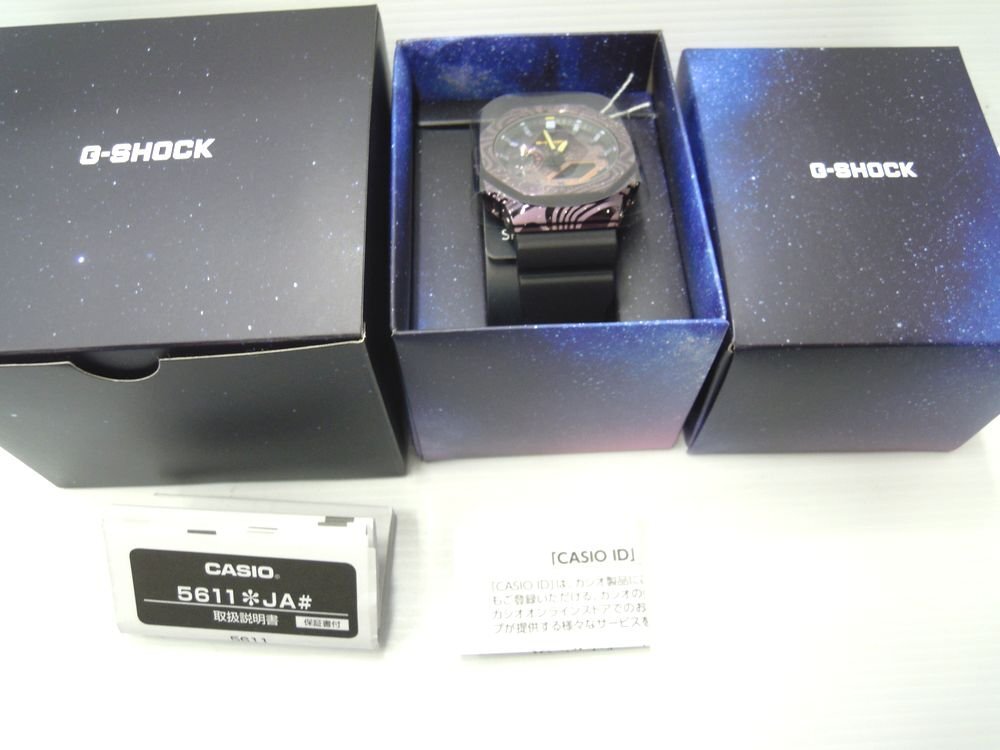 未使用品　G-SHOCK/Gショック メタルカバードシリーズ/メタルベゼル 天の川 GM-2100MWG-1AJR