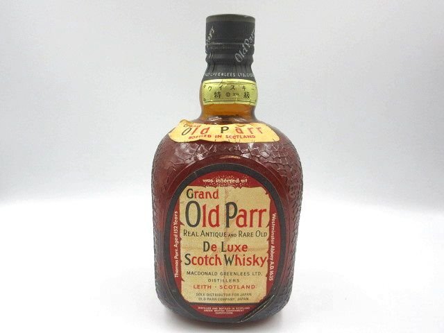 ★◎Grand Old Parr グランド オールド パー De Luxe Scotch Whisky デラックス スコッチ ウイスキー 760ml 43％ 特級 未開栓 古酒の画像1