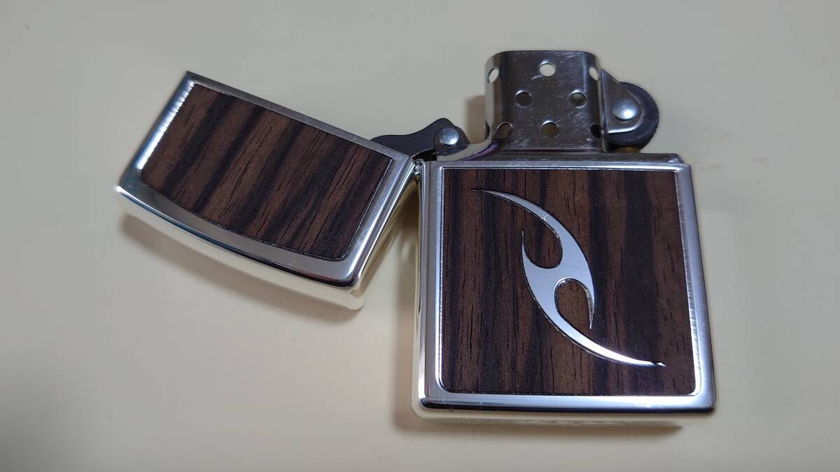 新品未使用品 ZIPPO Natural Wood & 『H』 (2005)_画像7