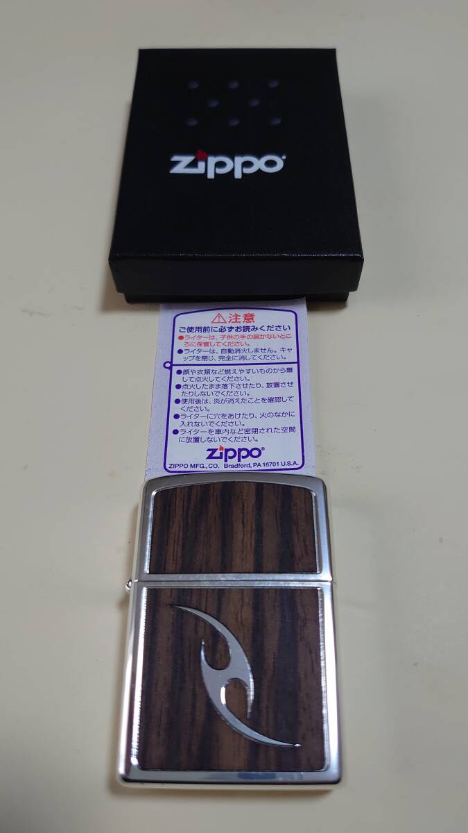 新品未使用品 ZIPPO Natural Wood & 『H』 (2005)_画像10