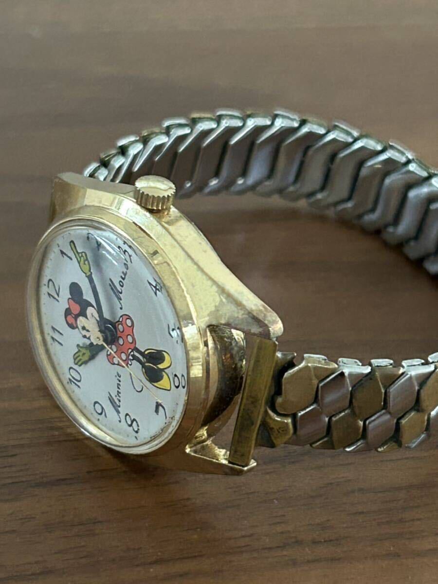 ① Seiko Disney watch hand winding type wristwatch 
