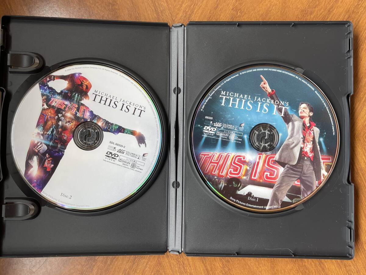【匿名配送/送料無料】DVD 2枚組 マイケル・ジャクソン THIS IS IT デラックス・コレクターズ・エディション 