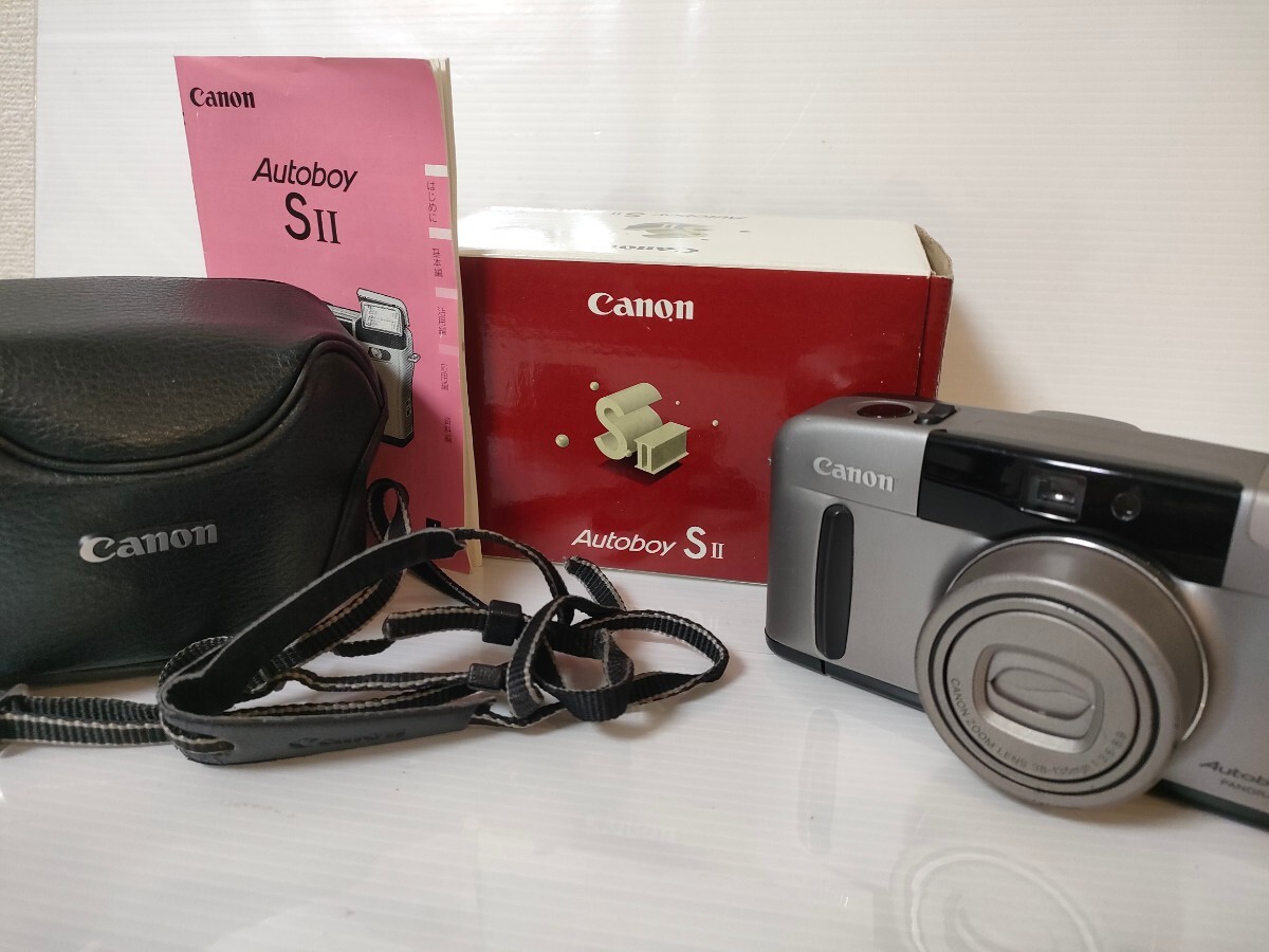 【美品】Canon キヤノン フィルムカメラ Autoboy S II