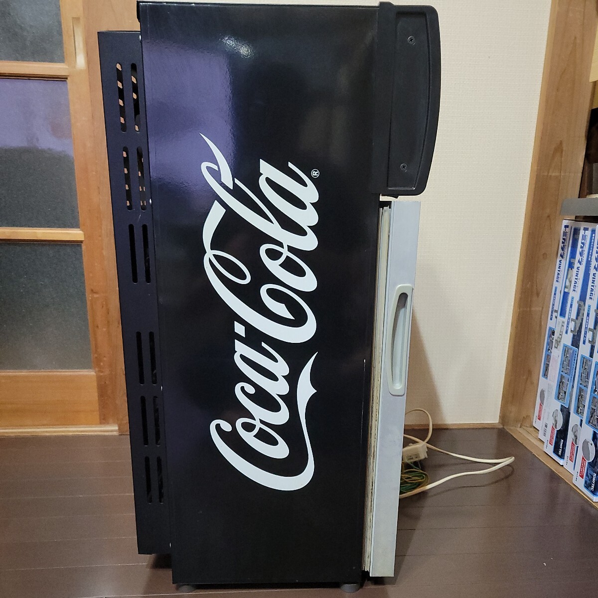 Haier ハイアール 非売品 完動品 コカ・コーラ 冷蔵庫 ショーケース LEDライト 100V JR-CC25A 2013年製 動作品の画像5