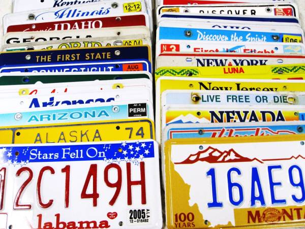  America American all 50. number plate 50 pieces set free shipping 