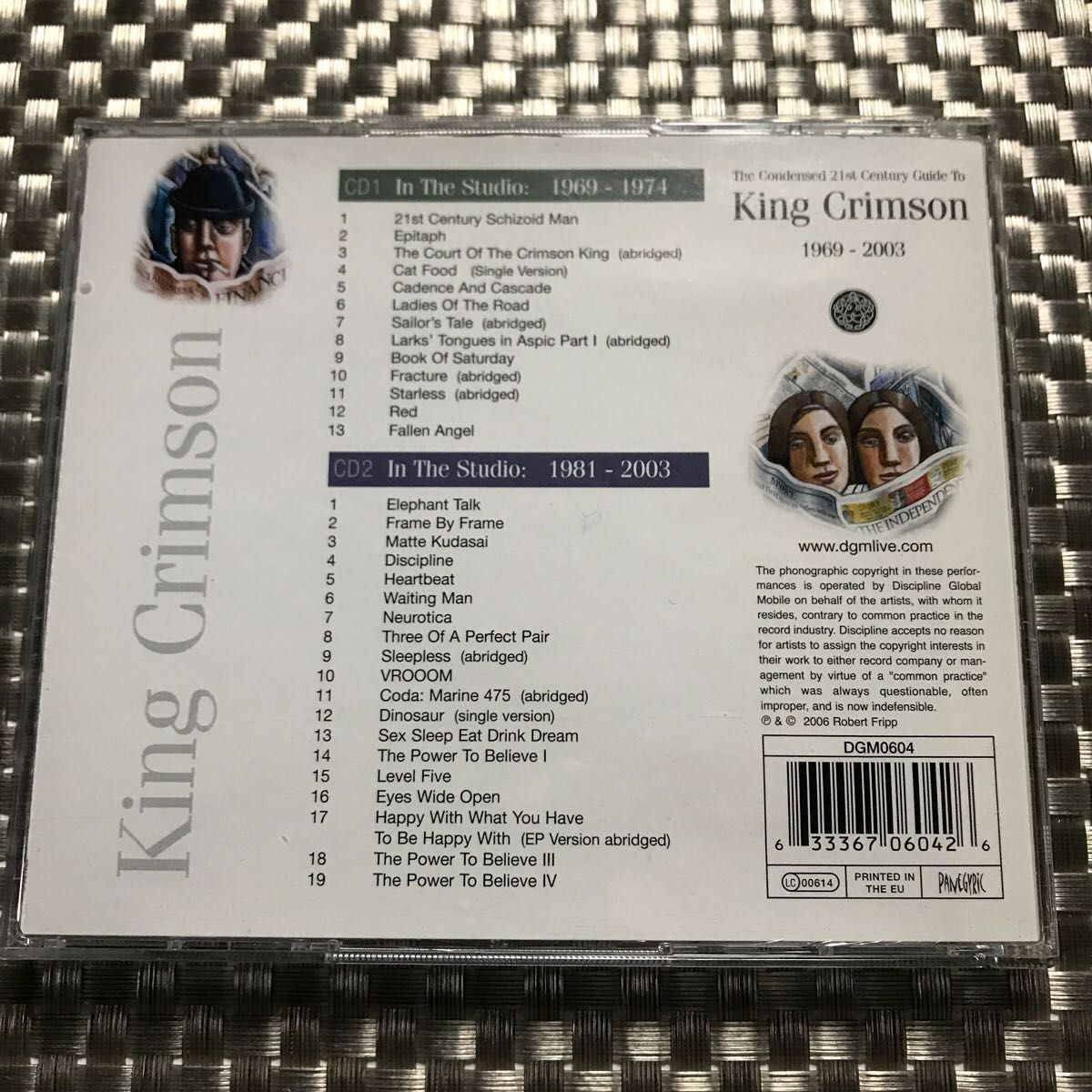◆ キング クリムゾン《ベスト･オブ1969-2003》(2CD･輸入盤)