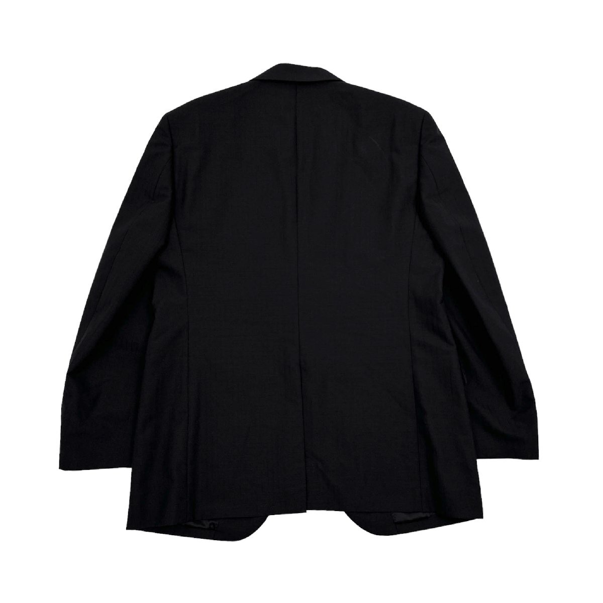 上下◆gotairiku 五大陸 シャドーストライプ セットアップ スーツ テーラードジャケット スラックス Lサイズ程度/ブラック 黒/メンズ_画像5