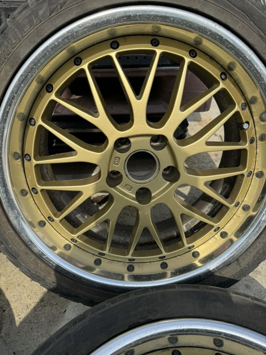 BBS インテレッセ 18インチ　8.5J +9２本9J+9 ２本PCD114.3-5穴 アルミホイール4本セット_画像4