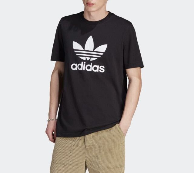 ★新品・タグ付★¥4,950の品/アディダス/adidas/半袖Tシャツ/黒・ブラック/IM4410/XLサイズ/No.2970-1259_画像1