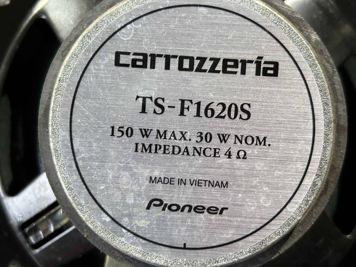 z_パイオニアcarrozzeria カロッツェリア TS-F1620S 16㎝ スピーカー 2個セットの画像7