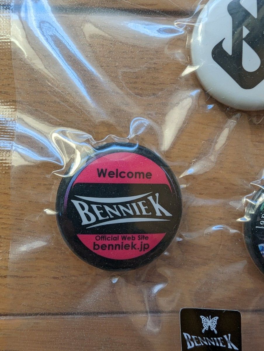 BENNIE K 缶バッジ　ライブ　新品　未開封　未使用　ベニーケー　ベニーK
