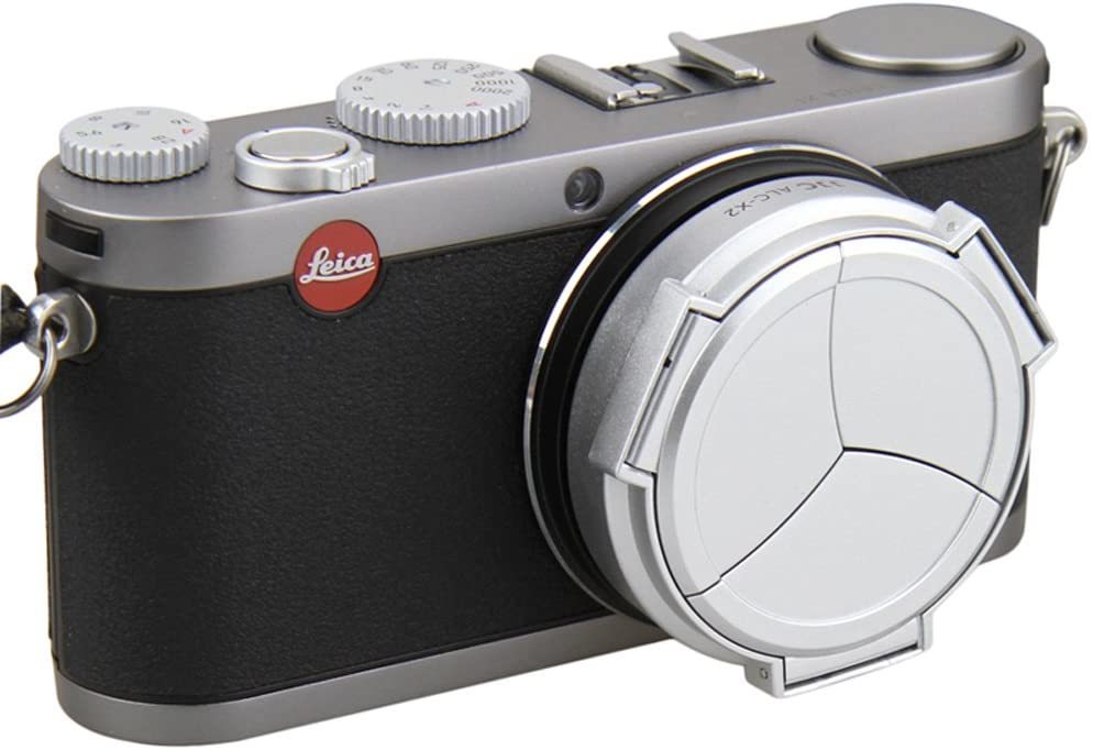 JJC製◆オートレンズキャップ ライカ Leica X1 X2対応◆シルバー_画像4