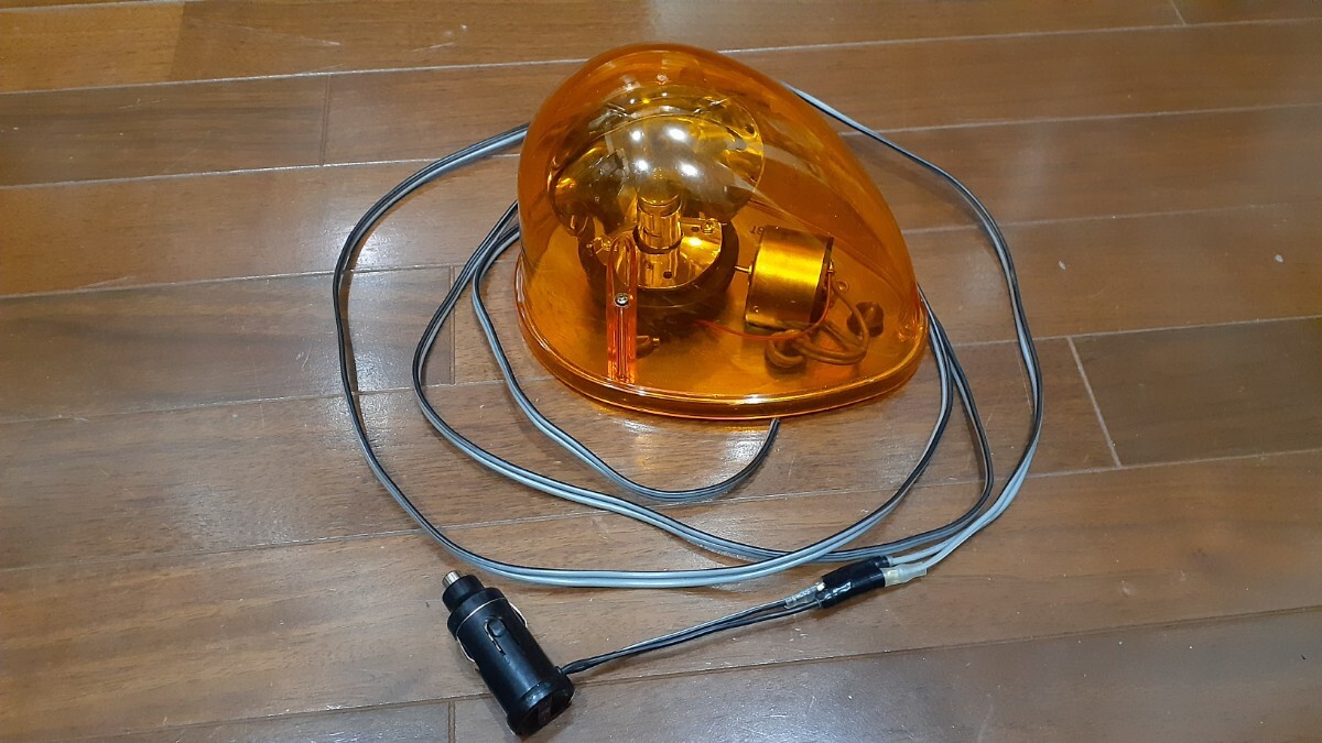 動作確認済み　PATLITE　パトライト　FLASH BALL　フラッシュボール　流線型回転灯　KY-12_画像1