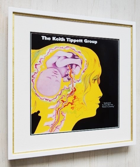 キース・ティペット/70s UK Jazz Art Classic/12インチサイズ/LP ポスター 額入/The Keith Tippett Group/プログレ/キング・クリムゾン
