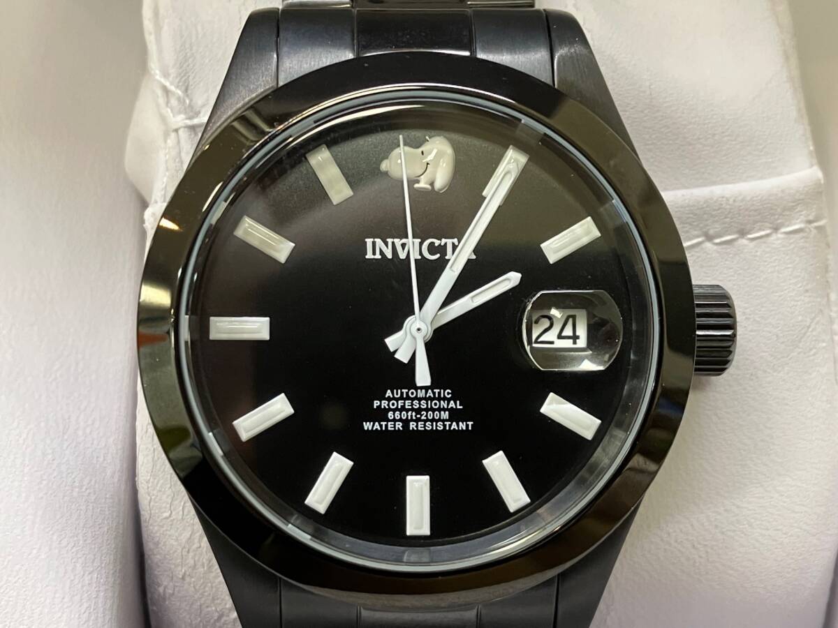 14364 INVICTA インビクタ 24972 スヌーピー ブラック 自動巻 ユニセック ※説明と画像をご確認下さいの画像3