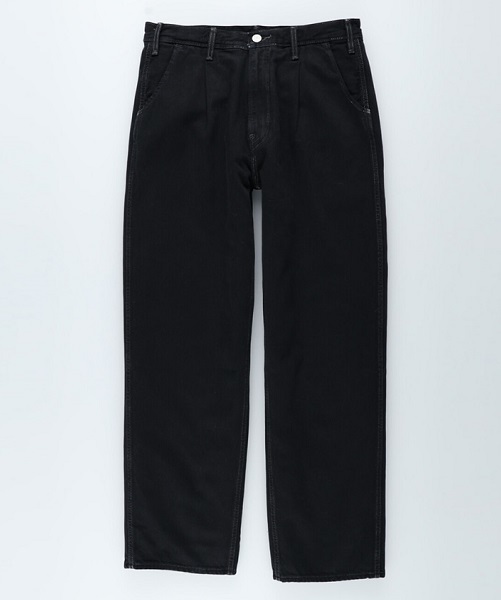 リーバイス レッド W30 プリーテッド トラウザー デニムパンツ 定価13200円 ブラック Levi’ｓ Red PLEATED TROUSER　A11200001_画像3