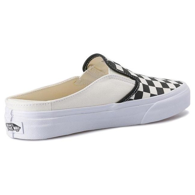 バンズ 23.5cm クラシック スリッポン ミュール VANS ブラック ホワイト チェッカーボード Classic Slip-On M ヴァンズ チェックの画像4