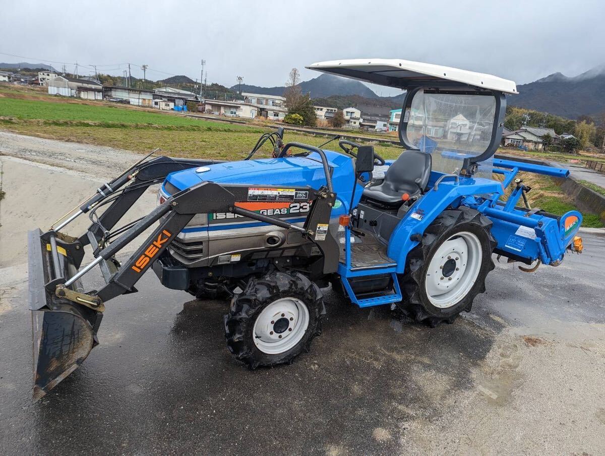 イセキ ミニローダ付き トラクター TG233(23馬力) 極上機 山口県発 農くる の画像1