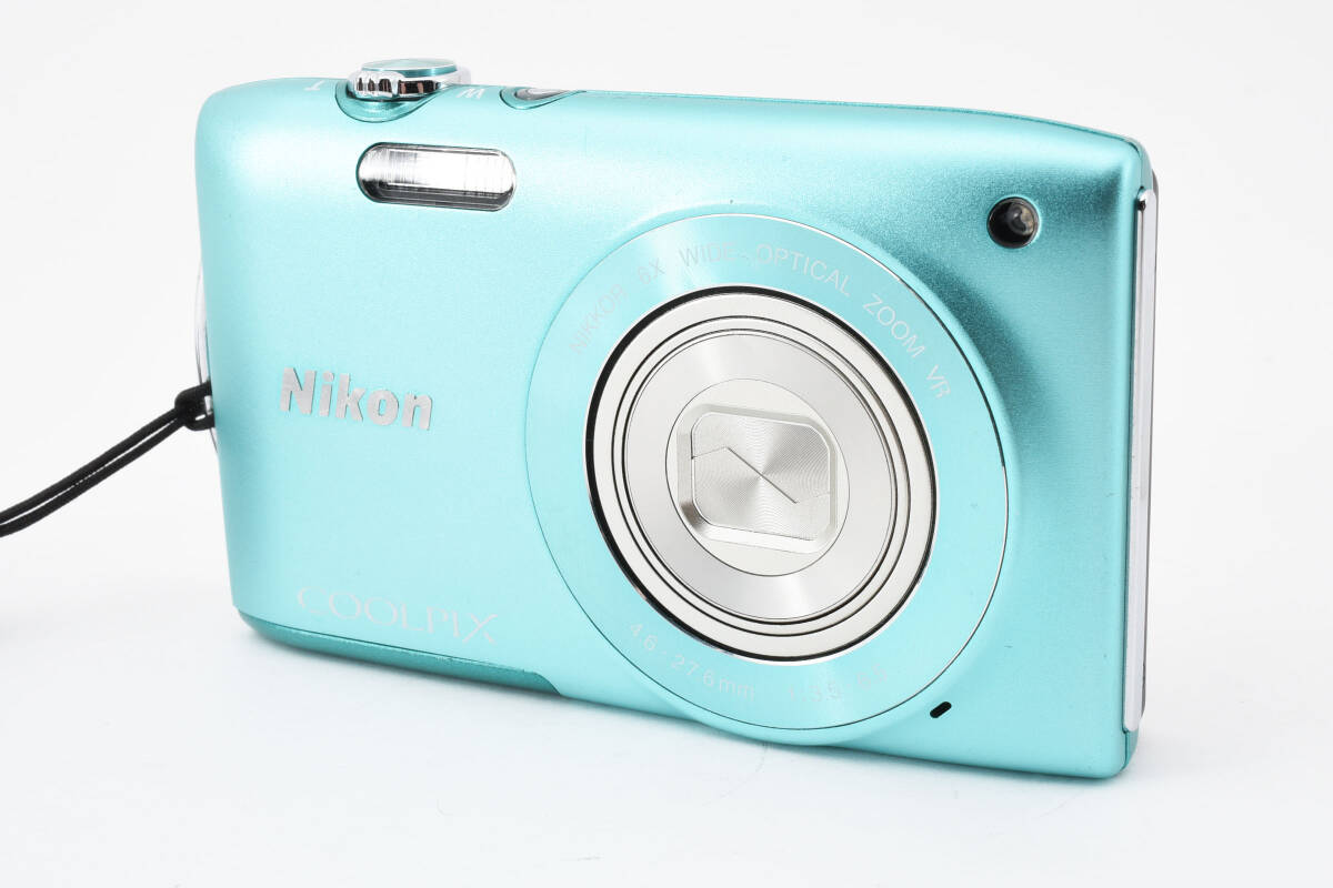 ★極上品★ニコン Nikon COOLPIX S3300 グリーン コンパクトデジタルカメラ L660#2454_画像3