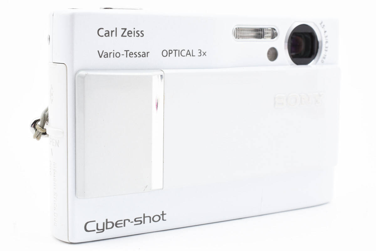★外観美品★ソニー SONY Cyber-shot DSC-T10 ホワイト コンパクトデジタルカメラ L55#2480_画像5