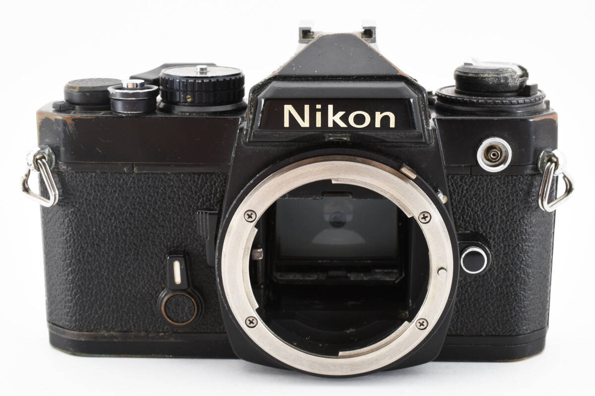 ★訳あり品大特価★ニコン Nikon FE ブラック ボディ L330#2504_画像1