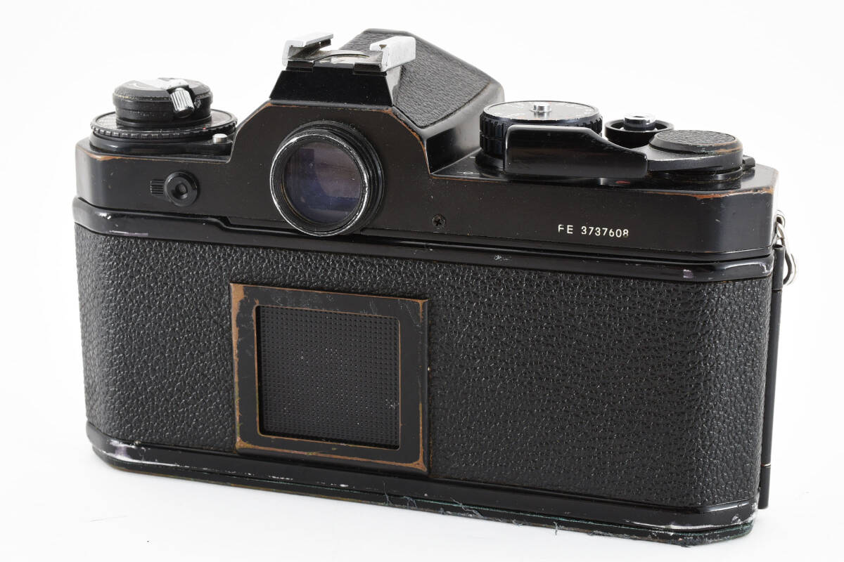 ★訳あり品大特価★ニコン Nikon FE ブラック ボディ L330#2504_画像4