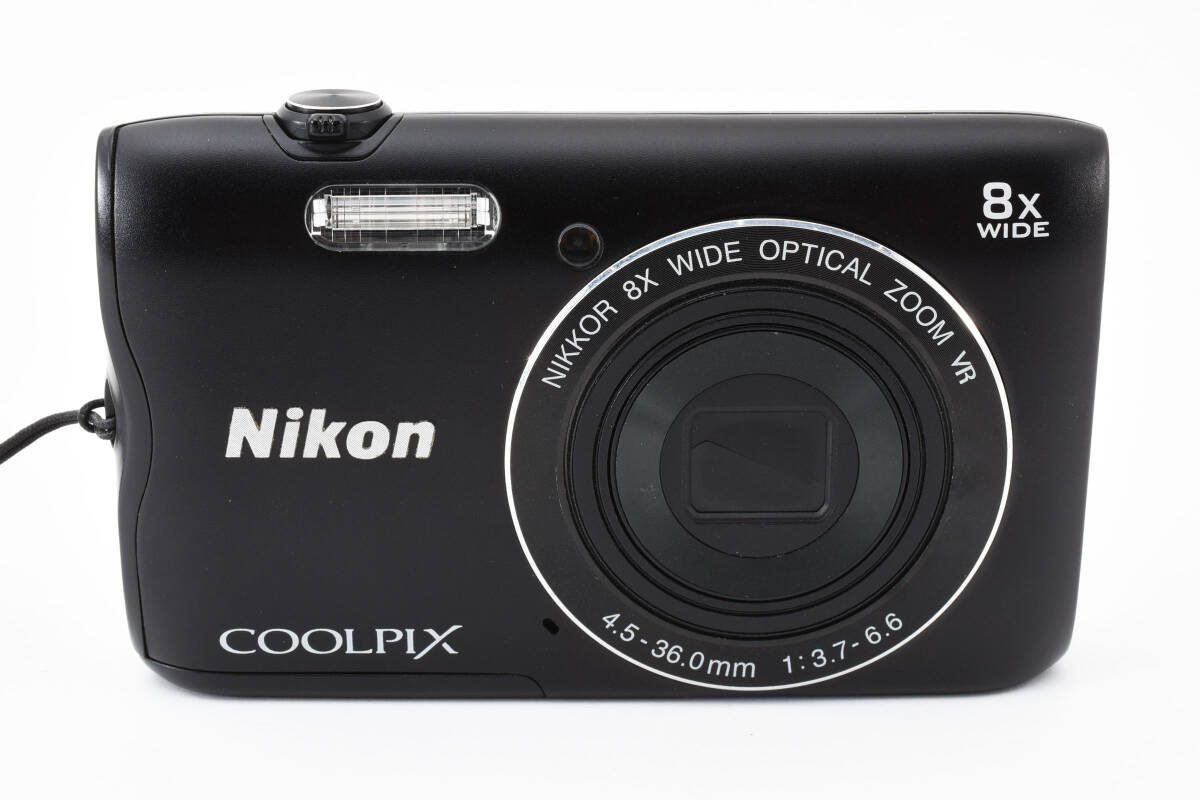 ★訳あり品大特価★ニコン Nikon COOLPIX A300 ブラック コンパクトデジタルカメラ L55#2528_画像2