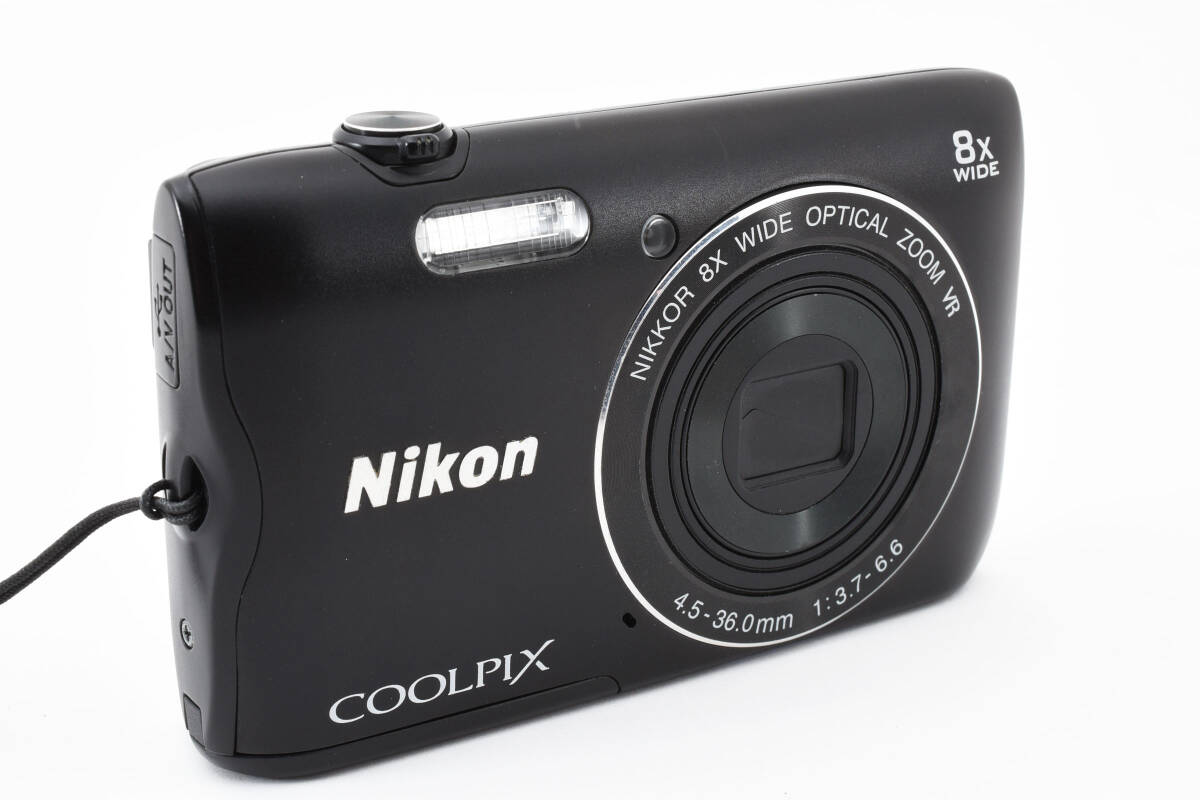 ★訳あり品大特価★ニコン Nikon COOLPIX A300 ブラック コンパクトデジタルカメラ L55#2528_画像5