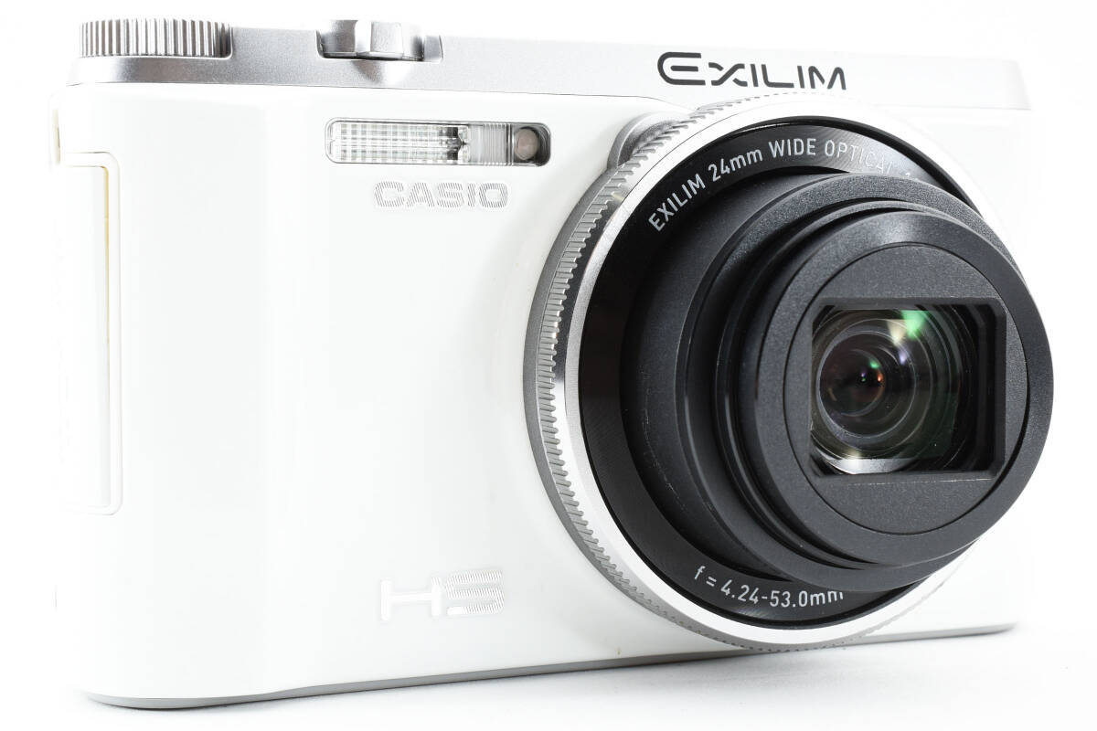 ★外観美品★カシオCASIO EXILIM EX-ZR1000 ホワイト コンパクトデジタルカメラ L1000#2565_画像4