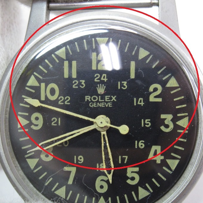 141U362★ヴィンテージ！ ROLEX ロレックス 軍用 手巻き オートマチック 腕時計 6B/346 441/54 ミリタリー_画像9