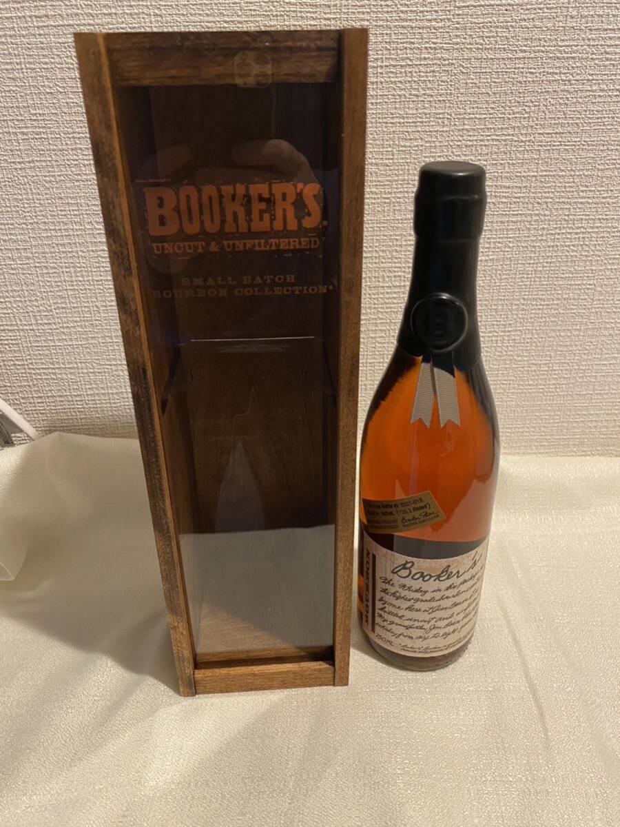 【未開栓・送料無料・箱少し湾曲】BOOKER'S ブッカーズ 2021 ウイスキー 750ml 62.65% 木箱付