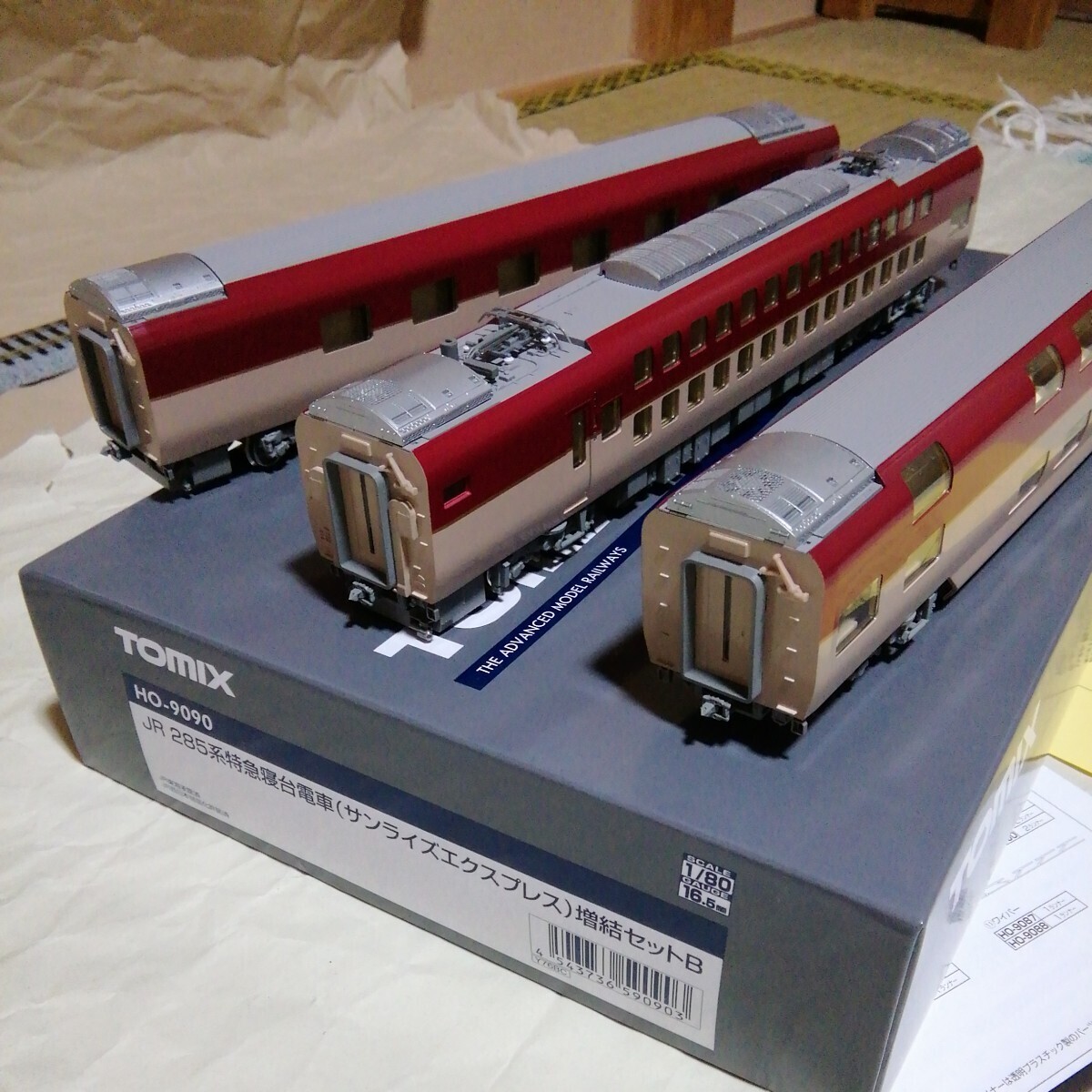 TOMIX HO-9087 JR285系特急寝台電車(サンライズエクスプレス)基本セットA HO-9090 増結セットB_画像10