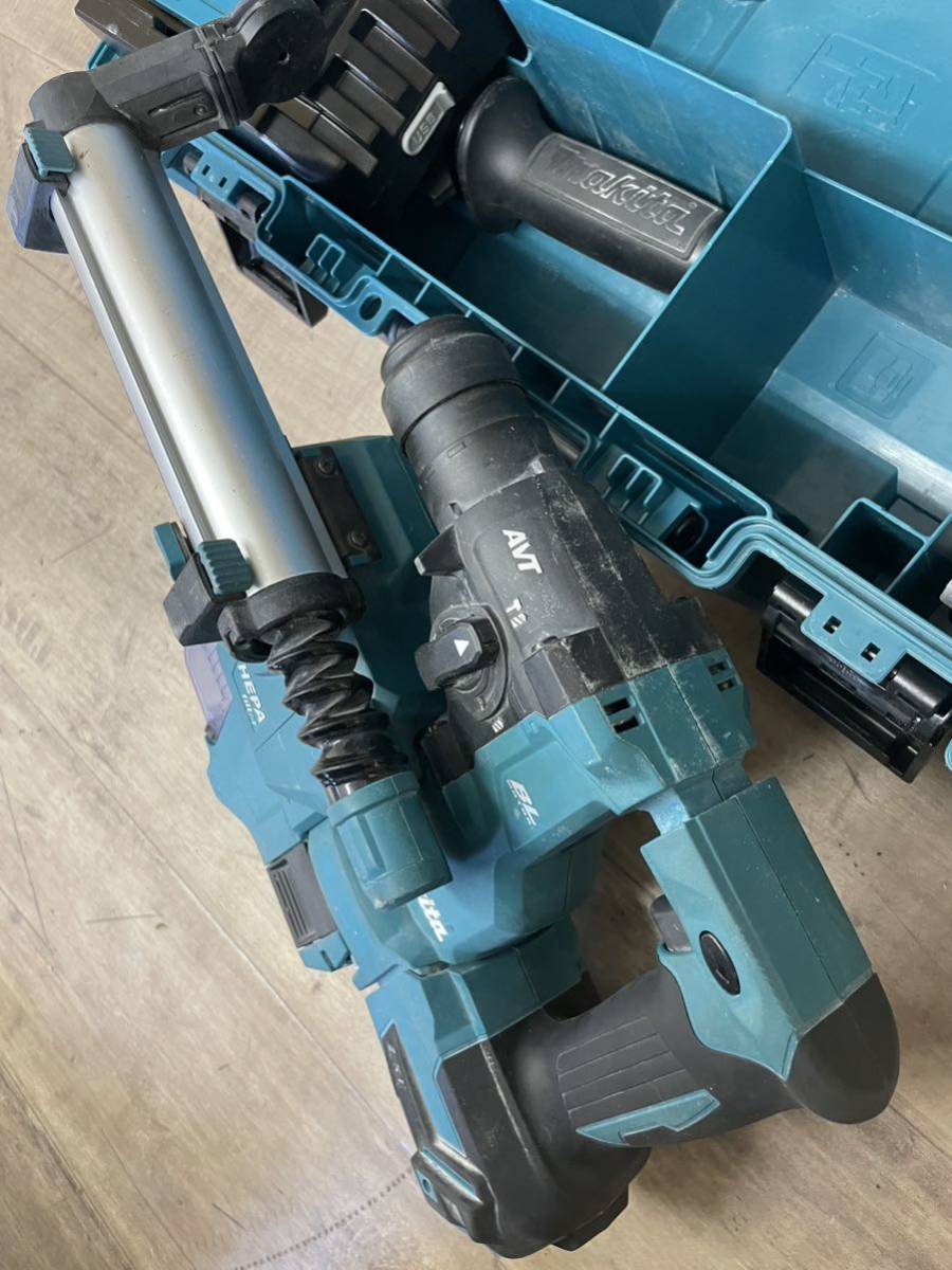 （400）マキタ makita 18mm充電式ハンマドリル HR183DRGXV 集じんシステム バッテリー2個 充電器付き_画像5