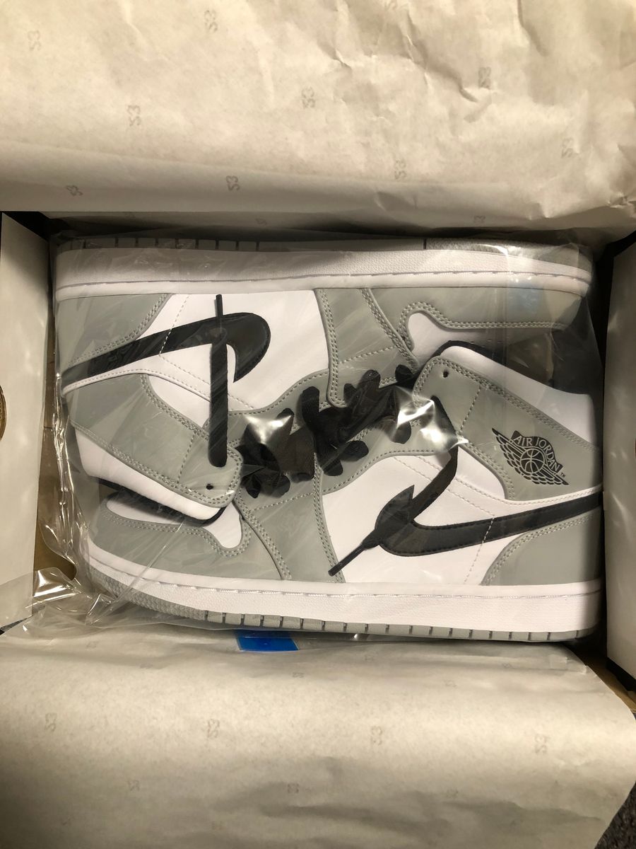 新品未使用  Jordan1 Mid ライトスモークグレー　26cm JORDAN